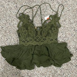 Free People Olive Tank